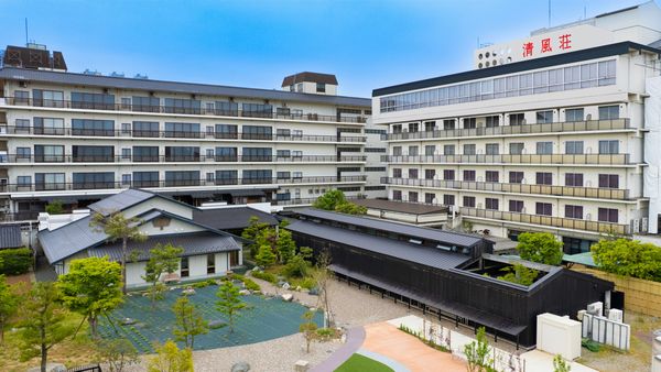あわら温泉 清風荘の外観|福井で海鮮食べ放題が人気の温泉ホテル
